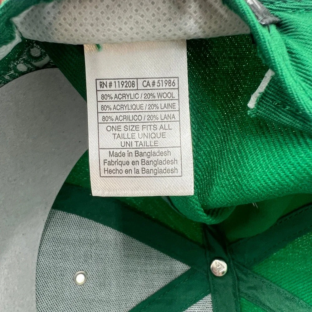 Adidas Dallas Stars NHL Fitted‎ Baseball Cap Green OSFA Embroidered Logo